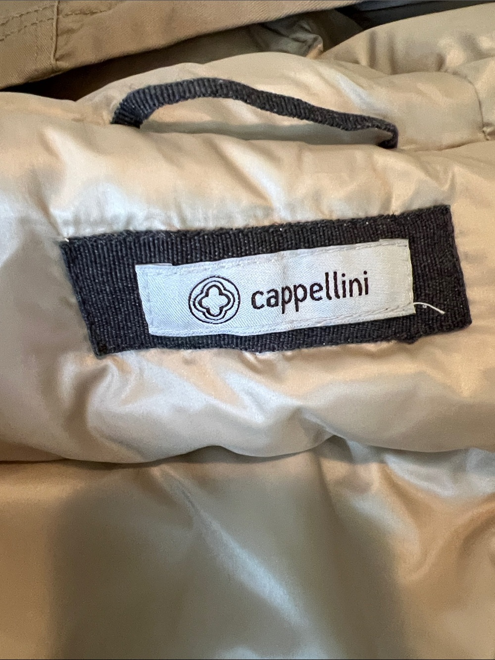 Cappellini by Peserico Hooded Puffer Jacket - Taupe - Picture 2 of 7